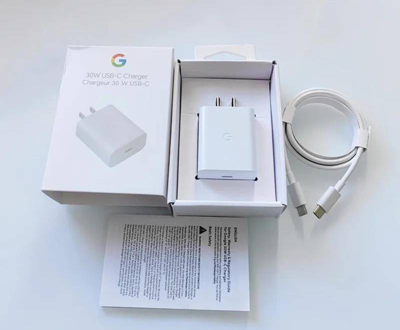 Google pixel 30 W charger with charging Cable C type