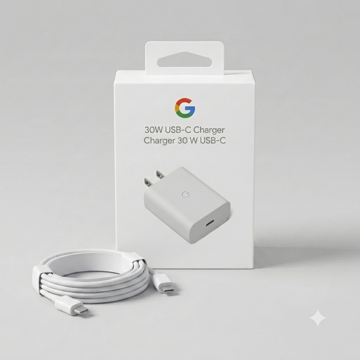 Google pixel 30 W charger with charging Cable C type
